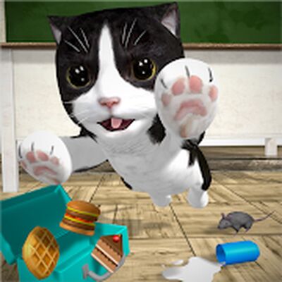 Скачать взломанную Симулятор Кошки- и друзья [Мод меню] MOD apk на Андроид