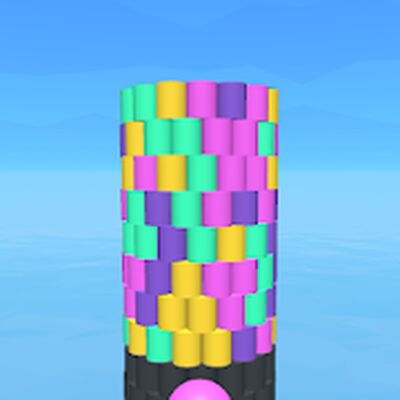 Скачать взломанную Tower Color (Цветная Башня) [Много денег] MOD apk на Андроид