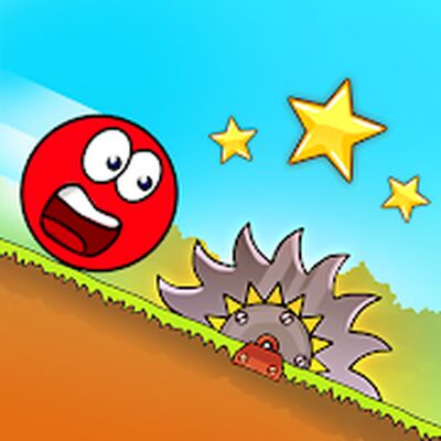Скачать взломанную Red Ball 3: прыгающий Красный Шарик ищет любовь! [Мод меню] MOD apk на Андроид