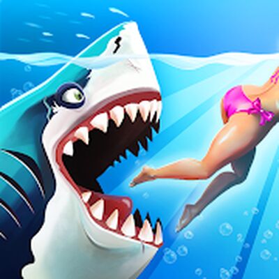 Скачать взломанную Hungry Shark World [Много денег] MOD apk на Андроид