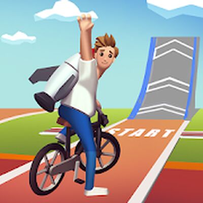 Скачать взломанную Bike Hop: покори бездорожье! [Много денег] MOD apk на Андроид
