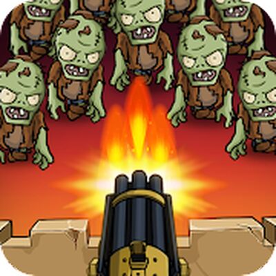 Скачать взломанную Zombie War - Idle TD game [Много монет] MOD apk на Андроид