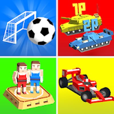 Скачать взломанную Cubic 2 3 4 Игроки Игры [Бесплатные покупки] MOD apk на Андроид