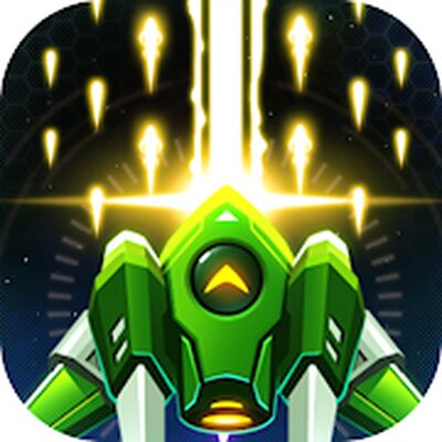 Скачать взломанную Galaxy Attack - Space Shooter [Бесплатные покупки] MOD apk на Андроид