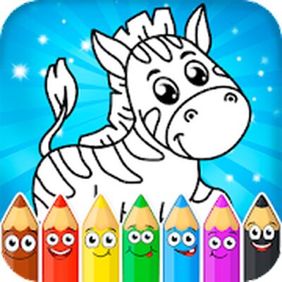 Скачать взломанную Раскраски для детей : животные [Много денег] MOD apk на Андроид