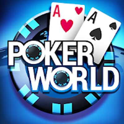 Скачать взломанную Poker World - Офлайн Покер [Много монет] MOD apk на Андроид