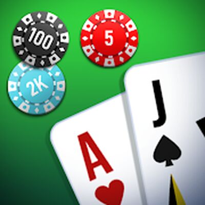 Скачать взломанную Blackjack 21 Casino Card Game [Бесплатные покупки] MOD apk на Андроид
