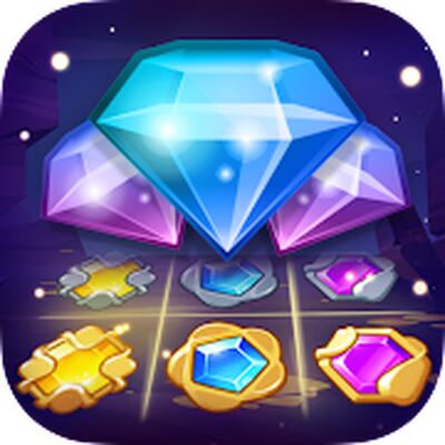 Скачать взломанную Gem Planet Merger - Diamond Winner [Бесплатные покупки] MOD apk на Андроид