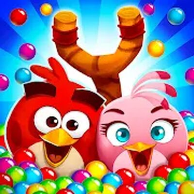 Скачать взломанную Angry Birds POP Bubble Shooter [Много денег] MOD apk на Андроид