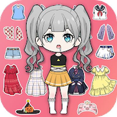Скачать взломанную Vlinder Doll: Dress up games [Бесплатные покупки] MOD apk на Андроид