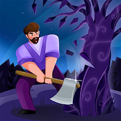 Скачать взломанную Idle Lumberjack 3D [Бесплатные покупки] MOD apk на Андроид