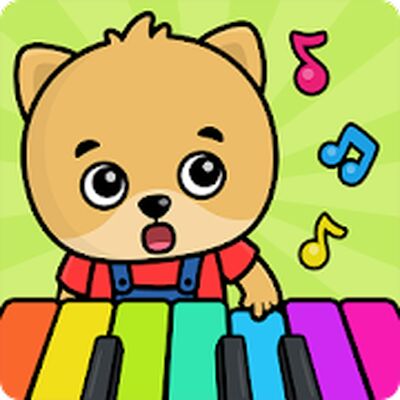 Скачать взломанную Детское пианино для малышей [Мод меню] MOD apk на Андроид