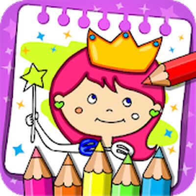 Скачать взломанную Принцессы - Книжка-раскраска [Бесплатные покупки] MOD apk на Андроид