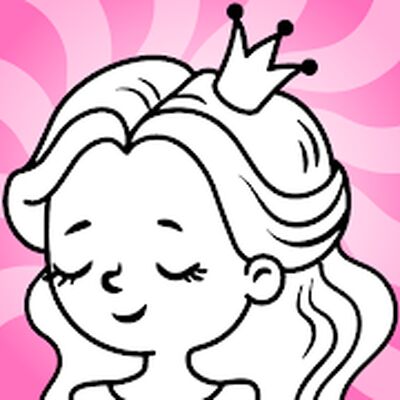 Скачать взломанную Раскраски принцесс: игра для девочек [Много денег] MOD apk на Андроид