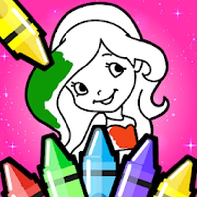 Скачать взломанную Книжка-раскраска принцесс и игры для девочек [Бесплатные покупки] MOD apk на Андроид