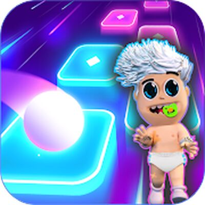 Скачать взломанную Vlad Bumaga A4 Kids Tiles Hop Game [Бесплатные покупки] MOD apk на Андроид