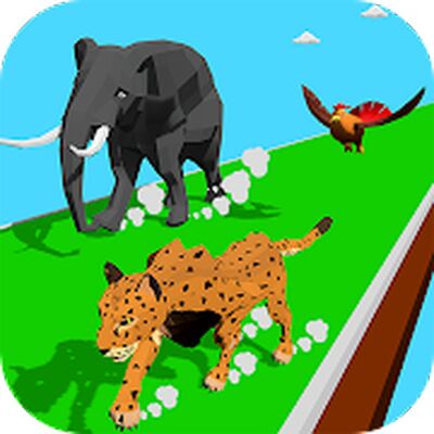 Скачать взломанную Animal Transform Race - Epic Race 3D [Бесплатные покупки] MOD apk на Андроид