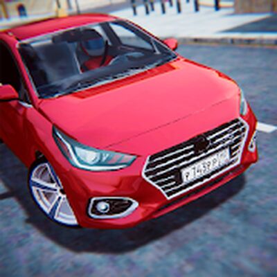Скачать взломанную Hyundai Cars Simulator 2021 - Solaris Racing [Много денег] MOD apk на Андроид
