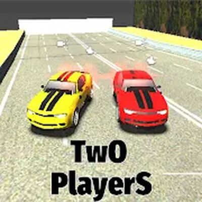 Скачать взломанную Two Player Racing 3D - 2 Player Car Race [Много монет] MOD apk на Андроид