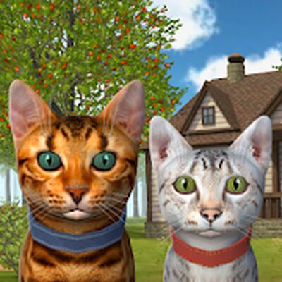 Скачать взломанную Симулятор Кота и Кошки : животное питомец котёнок [Мод меню] MOD apk на Андроид