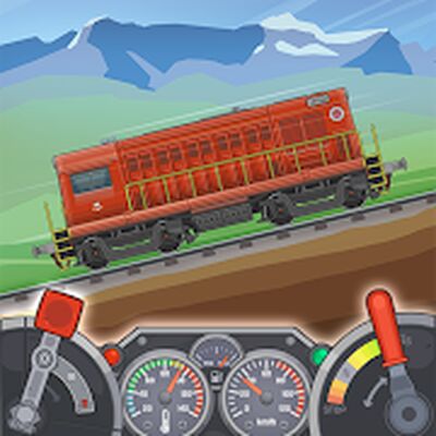 Скачать взломанную Train Simulator: поезд игра 2D [Много монет] MOD apk на Андроид