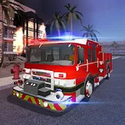 Скачать взломанную Fire Engine Simulator [Мод меню] MOD apk на Андроид