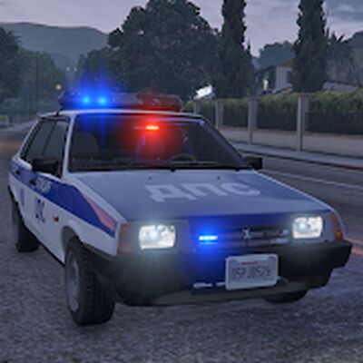 Скачать взломанную Police Vaz City Driving Simulator [Много денег] MOD apk на Андроид