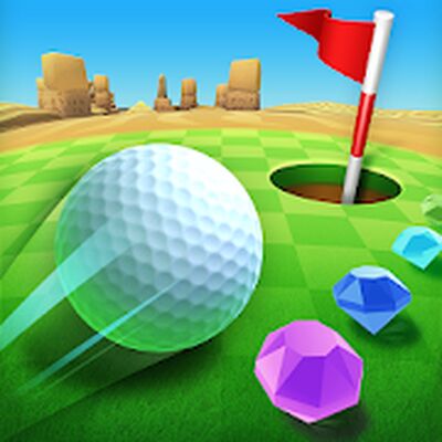 Скачать взломанную Mini Golf King - игра по сети [Много денег] MOD apk на Андроид