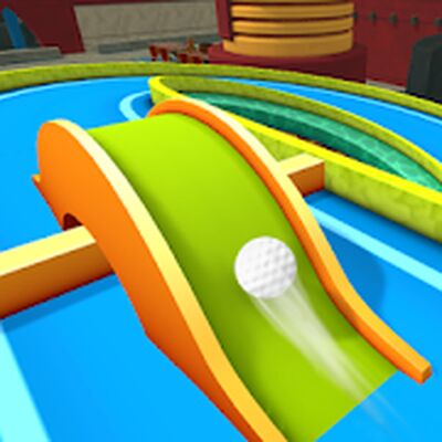 Скачать взломанную Мини-гольф 3D City Stars Arcade мультиплеер battle [Бесплатные покупки] MOD apk на Андроид