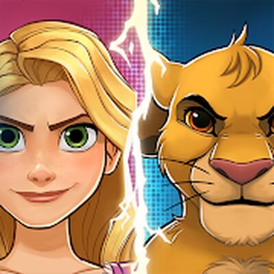 Скачать взломанную Disney Heroes: Battle Mode [Много монет] MOD apk на Андроид