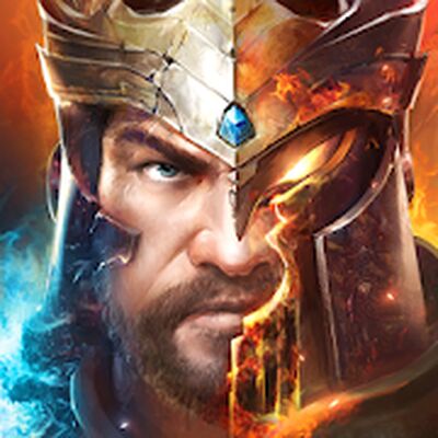 Скачать взломанную Kingdoms Mobile - Total Clash [Мод меню] MOD apk на Андроид