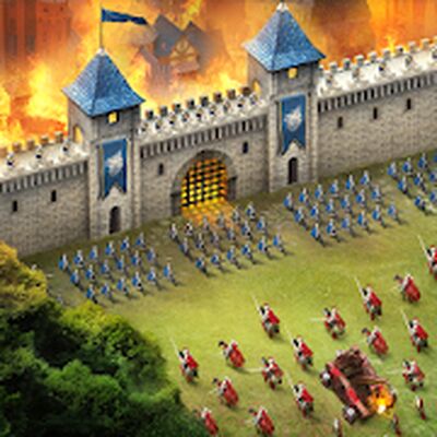 Скачать взломанную Throne: Kingdom at War [Бесплатные покупки] MOD apk на Андроид