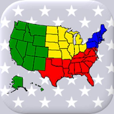 Скачать взломанную Штаты США, их столицы, флаги и карты - Викторина [Бесплатные покупки] MOD apk на Андроид