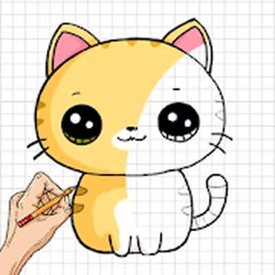 Скачать Как рисовать животных в стиле каваи [Unlocked] RU apk на Андроид
