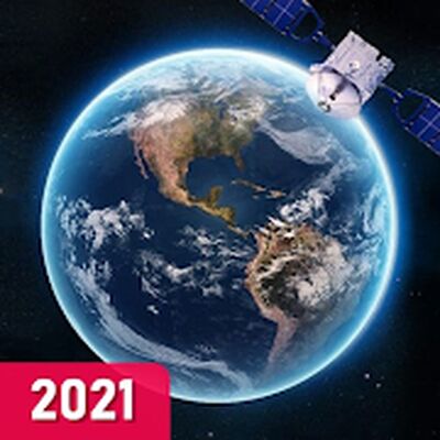 Скачать Live Earth Map 2021 - Satellite View, World Map 3D [Premium] RU apk на Андроид