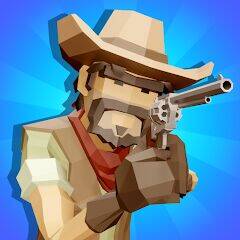 Скачать взломанную Western Cowboy: Shooting Game [Много денег] MOD apk на Андроид
