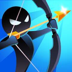 Скачать взломанную Stick Fight: Shadow Archer [Много монет] MOD apk на Андроид