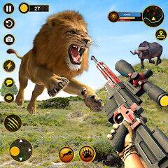 Скачать взломанную Sniper Animal Shooting Games [Много денег] MOD apk на Андроид