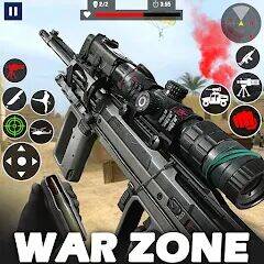Скачать взломанную War Zone: Gun Shooting Games [Мод меню] MOD apk на Андроид