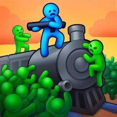 Скачать взломанную Train Defense: Зомби Игра [Много монет] MOD apk на Андроид