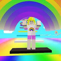 Скачать взломанную Rainbow Parkour sweet Girl [Бесплатные покупки] MOD apk на Андроид