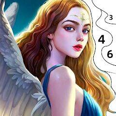 Скачать взломанную Angel & Devil Paint by Number [Бесплатные покупки] MOD apk на Андроид