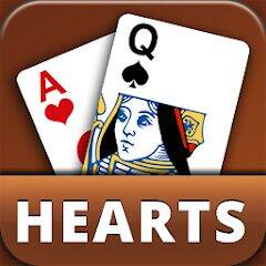 Скачать взломанную Hearts - Card Game [Много денег] MOD apk на Андроид