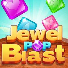 Скачать взломанную Jewel Pop Blast [Много денег] MOD apk на Андроид