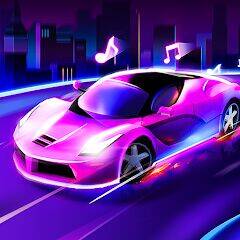 Скачать взломанную Music Beat Racer - Car Racing [Много денег] MOD apk на Андроид