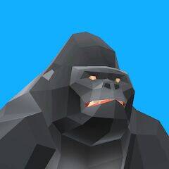 Скачать взломанную Gorilla Clicker [Много монет] MOD apk на Андроид
