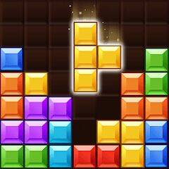 Скачать взломанную Block Gems: Block Puzzle Games [Много монет] MOD apk на Андроид