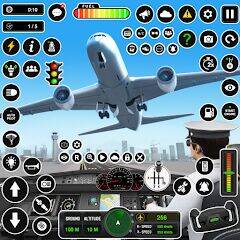 Скачать взломанную пилот симулятор: самолет игра [Бесплатные покупки] MOD apk на Андроид