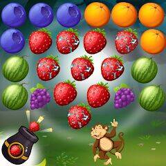 Скачать взломанную Fruits Shooter Pop [Бесплатные покупки] MOD apk на Андроид