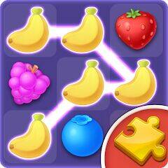 Скачать взломанную Jigsaw: Fruit Link Blast [Много денег] MOD apk на Андроид